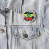 Ethiopia Star Ronde Button 5,7 Cm (In situ)