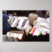 Ethiopia Textiles Dress Materials Addis Abeba Poster (Voorkant)