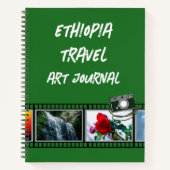 Ethiopia Travel Art Journal / Uw Afbeeldingen toev Notitieboek (Voorkant)