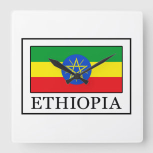 Ethiopia Vierkante Klok