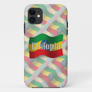Ethiopia Waving Flag iPhone 11 Hoesje