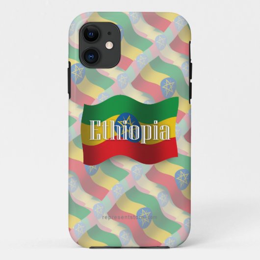 Ethiopia Waving Flag Case-Mate iPhone Case (Achterkant)