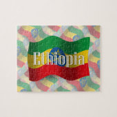 Ethiopia Waving Flag Legpuzzel (Horizontaal)
