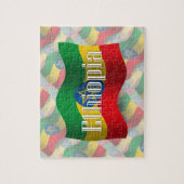 Ethiopia Waving Flag Legpuzzel (Verticaal)