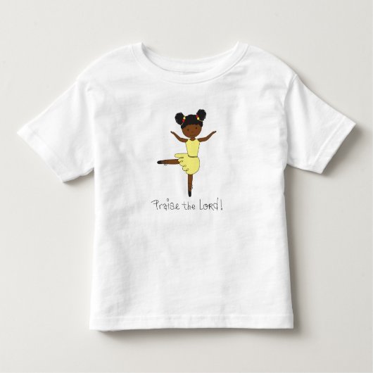 Ethiopian Ballerina Kinder Shirts (Voorkant)