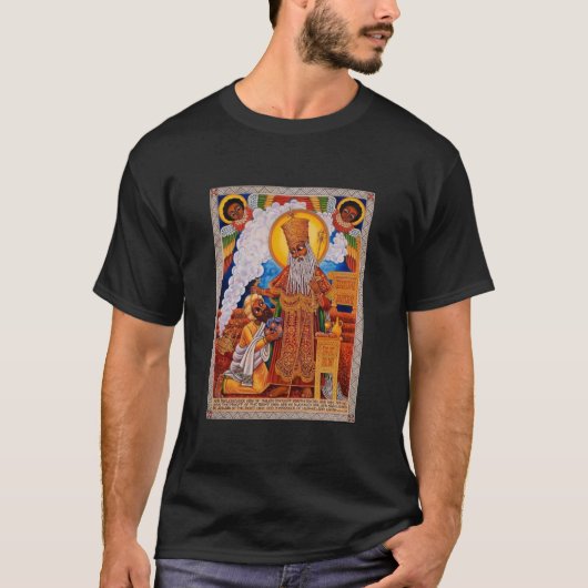 Ethiopian Blessed Love Jah Rastafari Reggae Rasta  T-shirt (Voorkant)