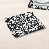 Ethiopian Cities Kartonnen Onderzetters (Schuin)