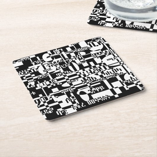 Ethiopian Cities Kartonnen Onderzetters (Schuin)