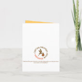 Ethiopian Cross Adoptie Douche Uitnodiging (Achterkant)