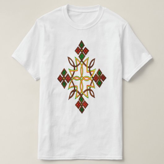 Ethiopian Cross Meskel T-Shirt (Design voorkant)