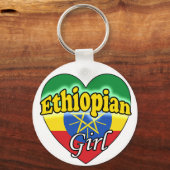Ethiopian Girl Sleutelhanger (Voorkant)