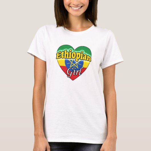 Ethiopian Girl T-shirt (Voorkant)