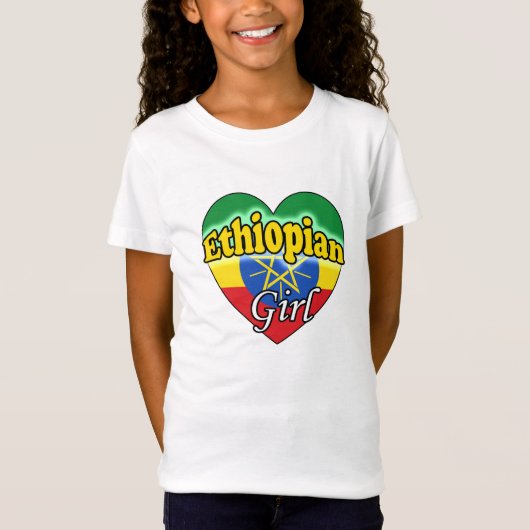 Ethiopian Girl T-shirt (Voorkant)