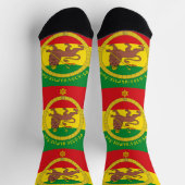 Ethiopian Imperial Style Haile Selassie Jah Rasta Sokken (Top)