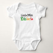 ethiopian little miss romper (Voorkant)