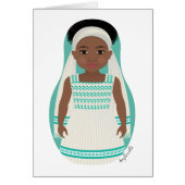 Ethiopian Matryoshka Kaart (Voorkant)