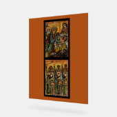 Ethiopian Nativity Icon Acryl Bord (Hoek)