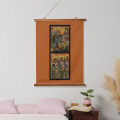Ethiopian Nativity Icon Hangend Wandkleed (Slaapkamer)