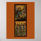Ethiopian Nativity Icon Poster (Voorkant)