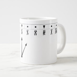 Ethiopian Numeral Clock Grote Koffiekop