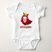 Ethiopian Power - Baby Jersey Bodysuit (Voorkant)