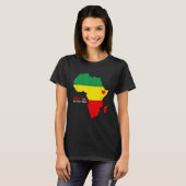 Ethiopian Pride Tshirt Dr. Abiy Ahmed Stand with E (Voorkant volledig)