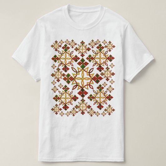 Ethiopian Rootz Meskel Cross T-Shirt (Design voorkant)