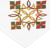 Ethiopian Rootz Meskel Cross Table Runner Korte Tafelloper (Hoek)