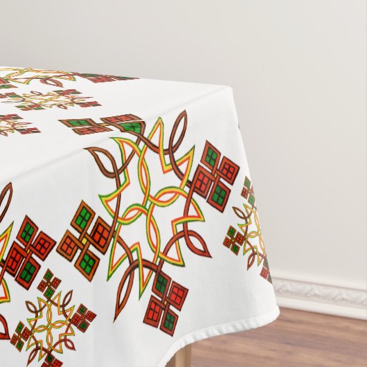 Ethiopian Rootz Meskel Cross Tablecloth Tafelkleed (Voorbeeld)