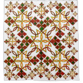 Ethiopian Rootz Meskel Shower Curtain Douchegordijn (Voorkant)