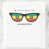 Ethiopian Shades aangepaste stickers (Tas)