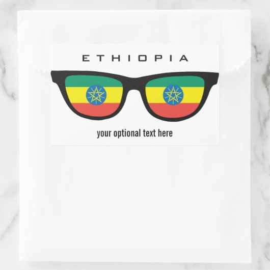 Ethiopian Shades aangepaste stickers (Tas)
