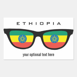 Ethiopian Shades aangepaste stickers