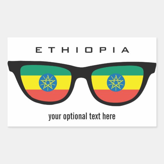 Ethiopian Shades aangepaste stickers (Voorkant)