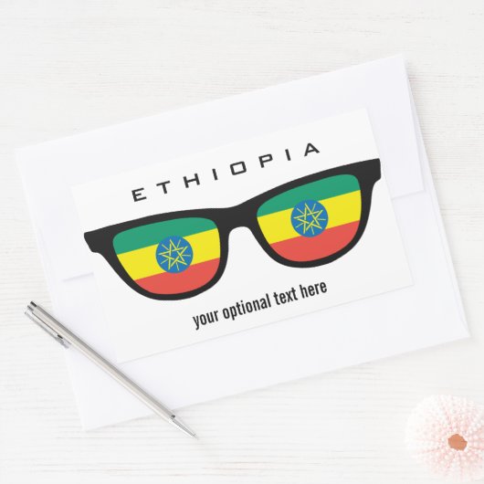Ethiopian Shades aangepaste stickers (Envelop)
