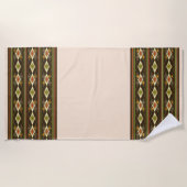 Ethiopian Tebeb Pattern Strandlaken (Voorkant)