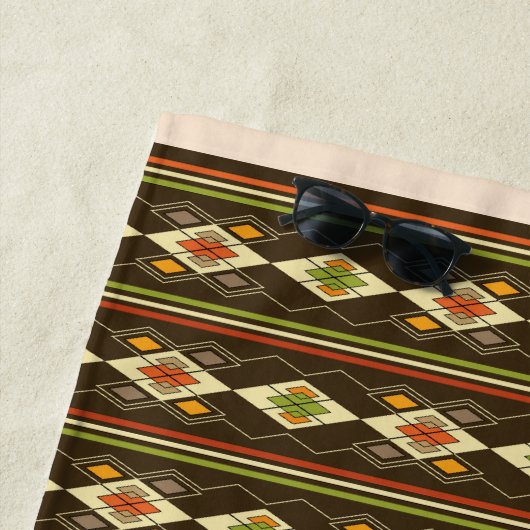 Ethiopian Tebeb Pattern Strandlaken (In situ)