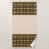 Ethiopian Tebeb Pattern Strandlaken (Voorkant)