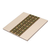 Ethiopian Tebeb Pattern Tegeltje (Zijkant)