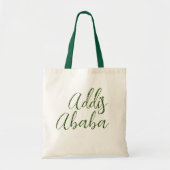 Ethiopië Addis Abeba Eenvoudig ontwerp Tote Bag (Voorkant)