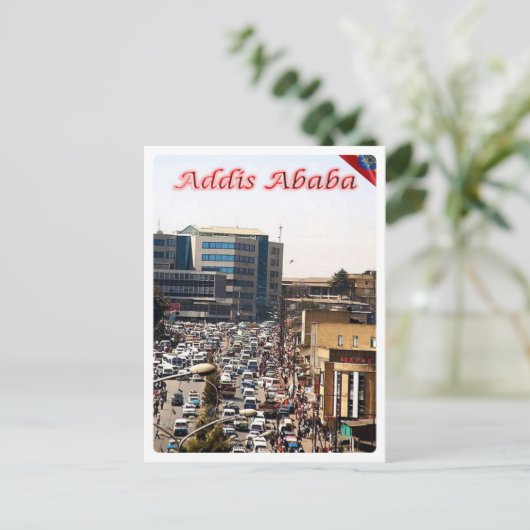 Ethiopië - Addis Abeba - het ustingcentrum - Briefkaart (Staand voorkant)
