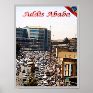 Ethiopië - Addis Abeba - het ustingcentrum - Poster