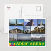 Ethiopië - Addis Abeba - Mozaïek - Briefkaart (Voorkant / Achterkant)