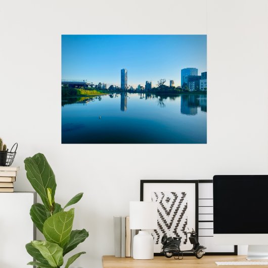 Ethiopië Addis Abeba Skyline Vriendschap Park Poster (Thuiskantoor)