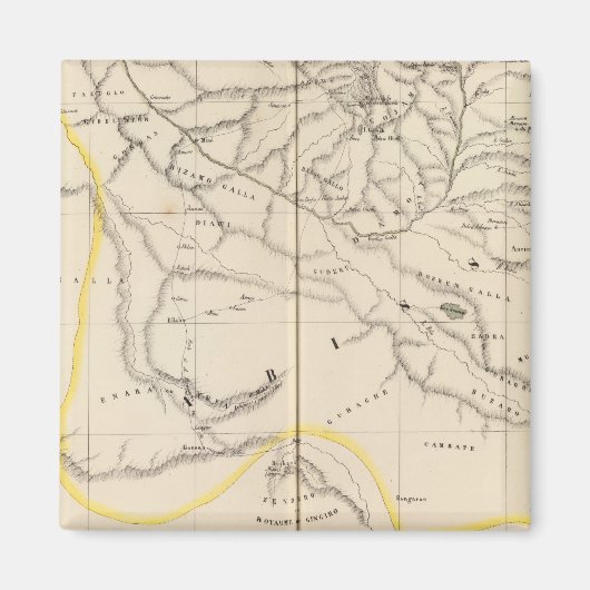 Ethiopië, Afrika 32 Magneet (Voorkant)