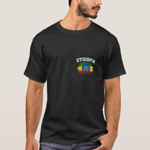 Ethiopië Afrika Ethiopische Vlag Addis Abeba Vakan T-shirt