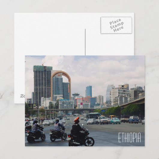 Ethiopië Briefkaart (Voorkant / Achterkant)