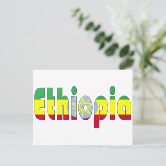 Ethiopië Briefkaart (Staand voorkant)