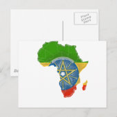 Ethiopië Briefkaart (Voorkant / Achterkant)