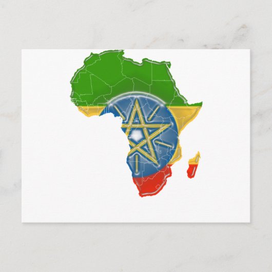 Ethiopië Briefkaart (Voorkant)